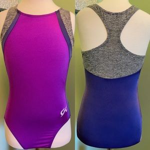 GK gymnastics leotard, $25